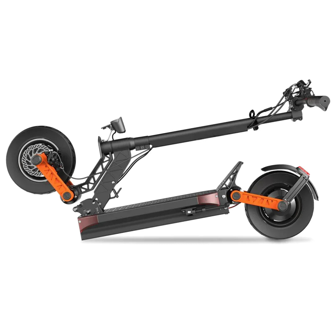 [2023] MX-S10C 55.9+ Miles 60V 18Ah 1080Wh 2000W Dual-Wheel Drive Long-Range Electric Scooter - Black