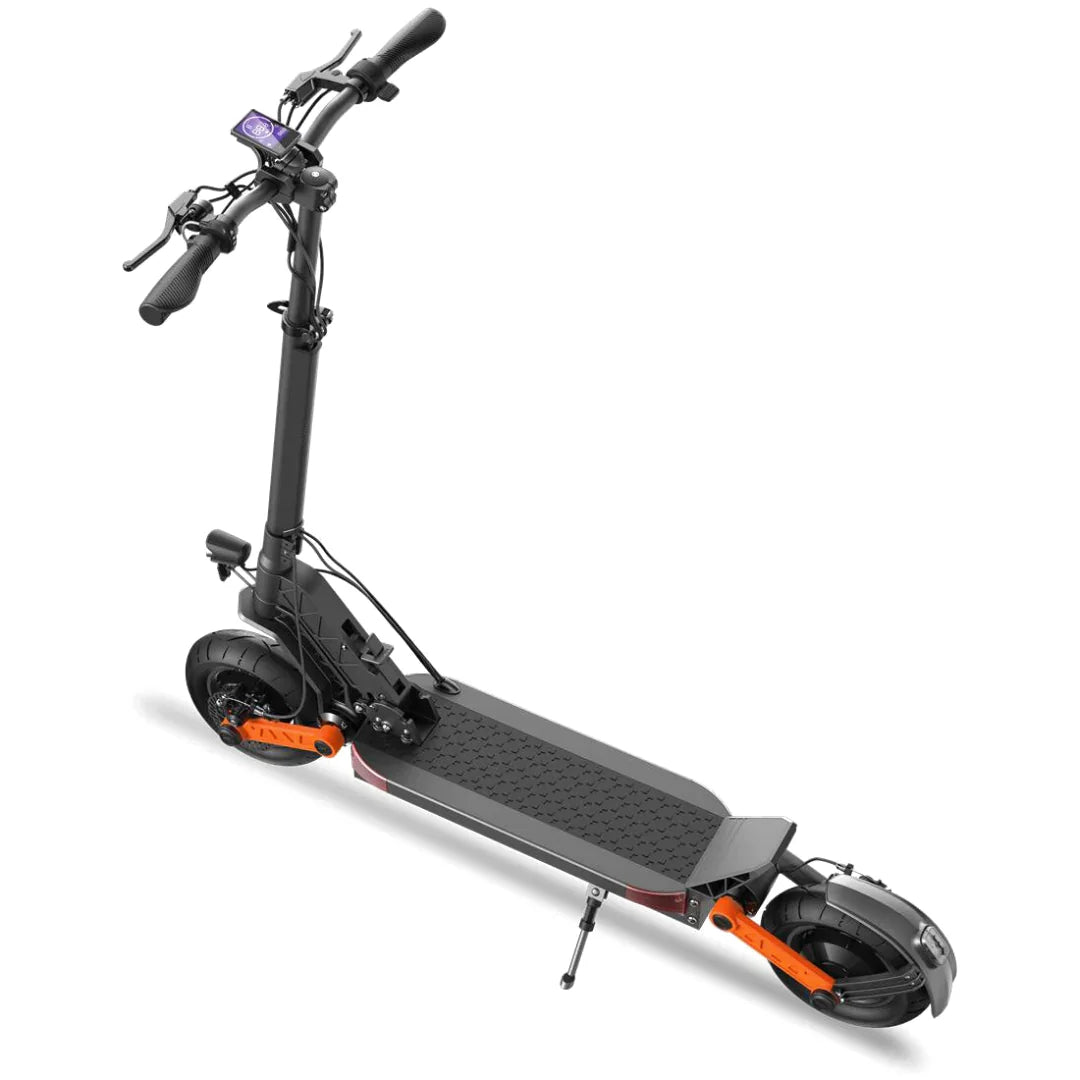 [2023] MX-S10C 55.9+ Miles 60V 18Ah 1080Wh 2000W Dual-Wheel Drive Long-Range Electric Scooter - Black