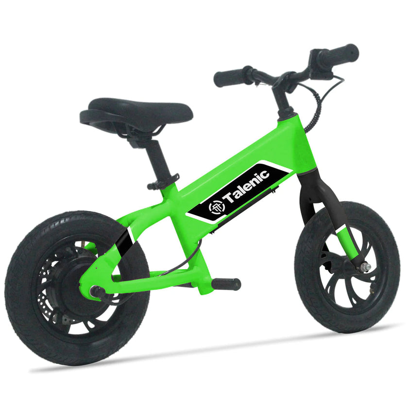 EBL-8300 Electric Balance Bike - Lime Green, Top Speed 12.5mph