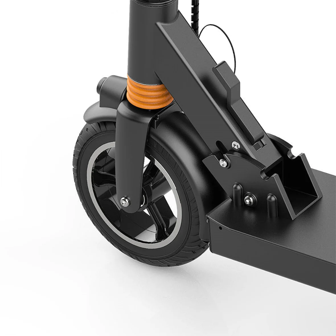 F8-S Front-Rear solid tire 57 Miles Long-Range Electric Scooter - Black , Top Speed 28mph