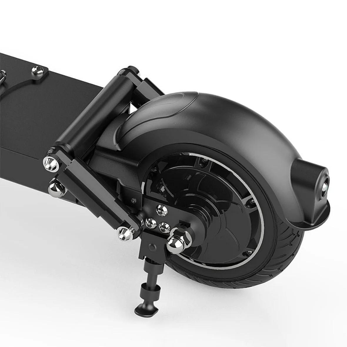 F8-S Front-Rear solid tire 57 Miles Long-Range Electric Scooter - Black , Top Speed 28mph