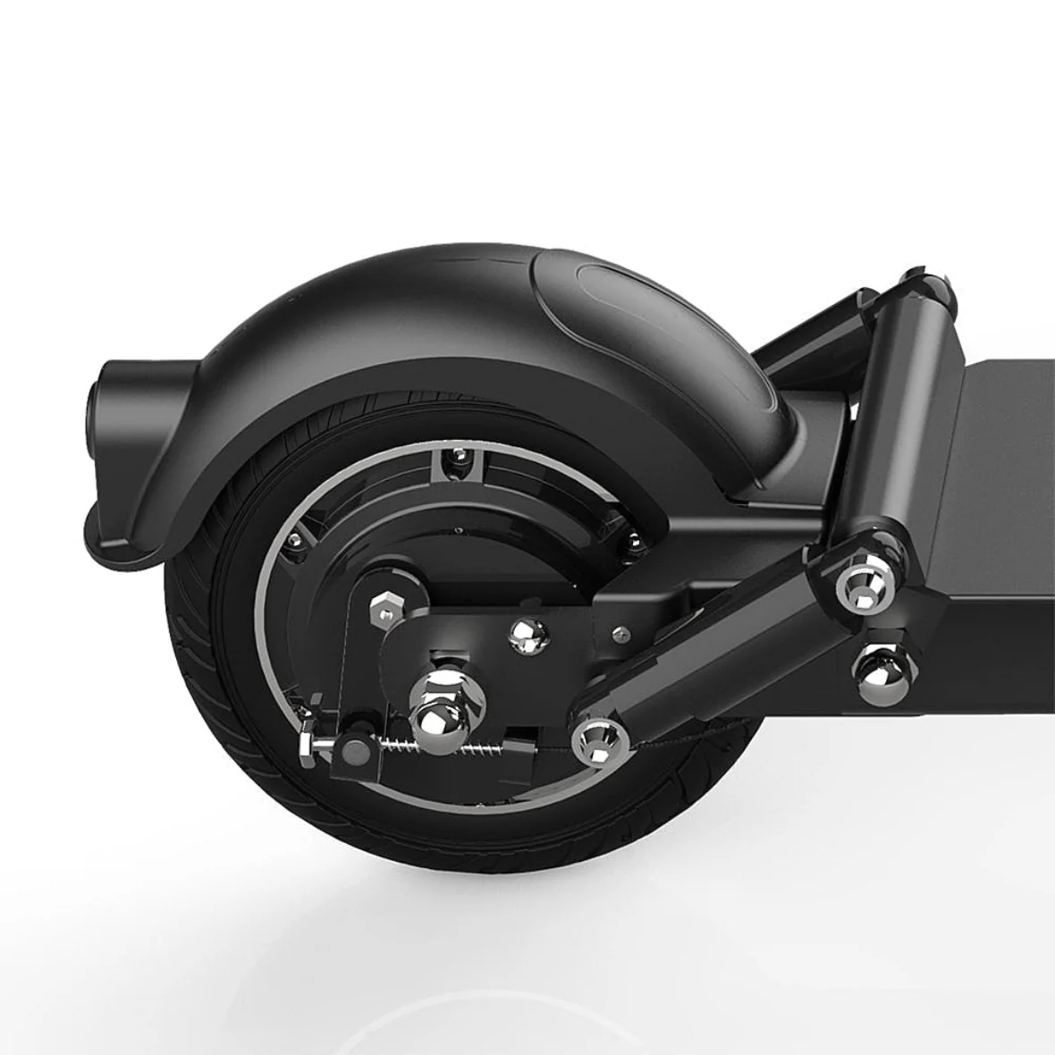 F8-S Front-Rear solid tire 57 Miles Long-Range Electric Scooter - Black , Top Speed 28mph