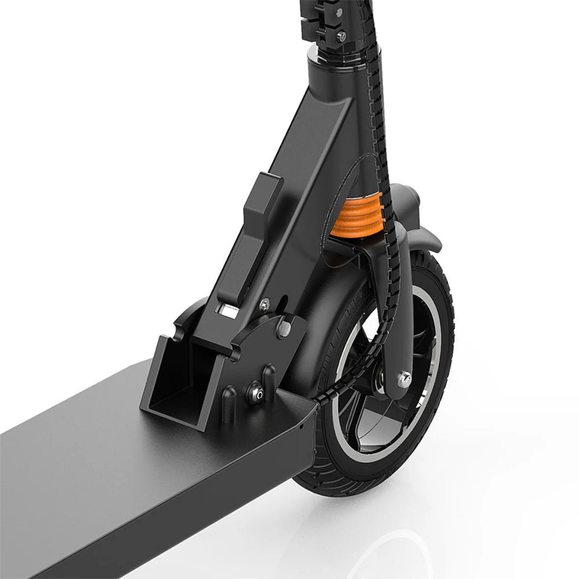 F8-S Front-Rear solid tire 57 Miles Long-Range Electric Scooter - Black , Top Speed 28mph