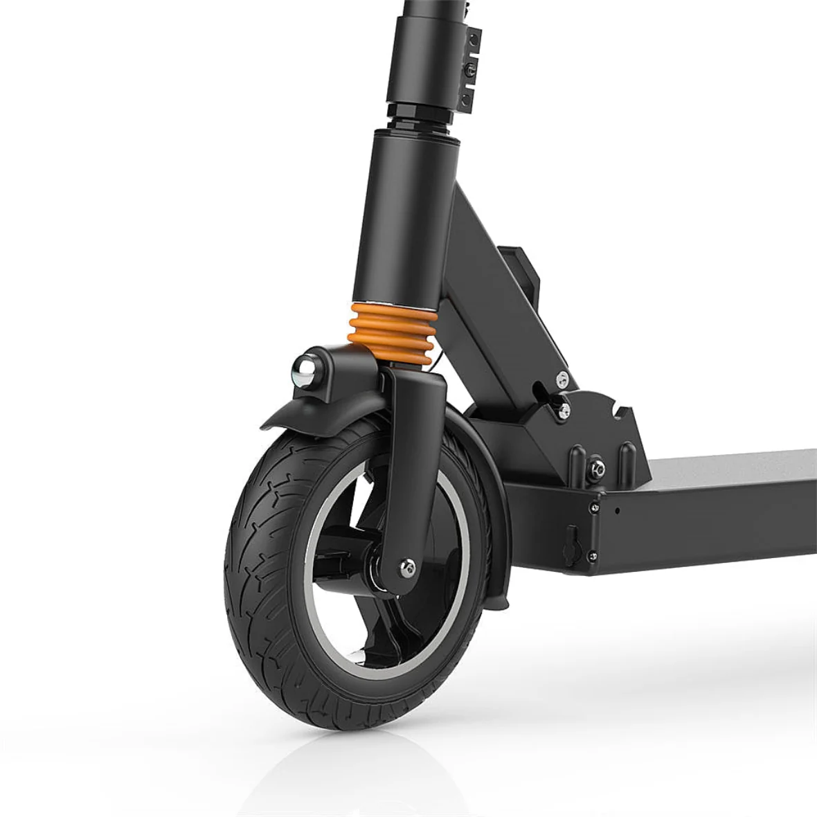 F8-S Front-Rear solid tire 57 Miles Long-Range Electric Scooter - Black , Top Speed 28mph