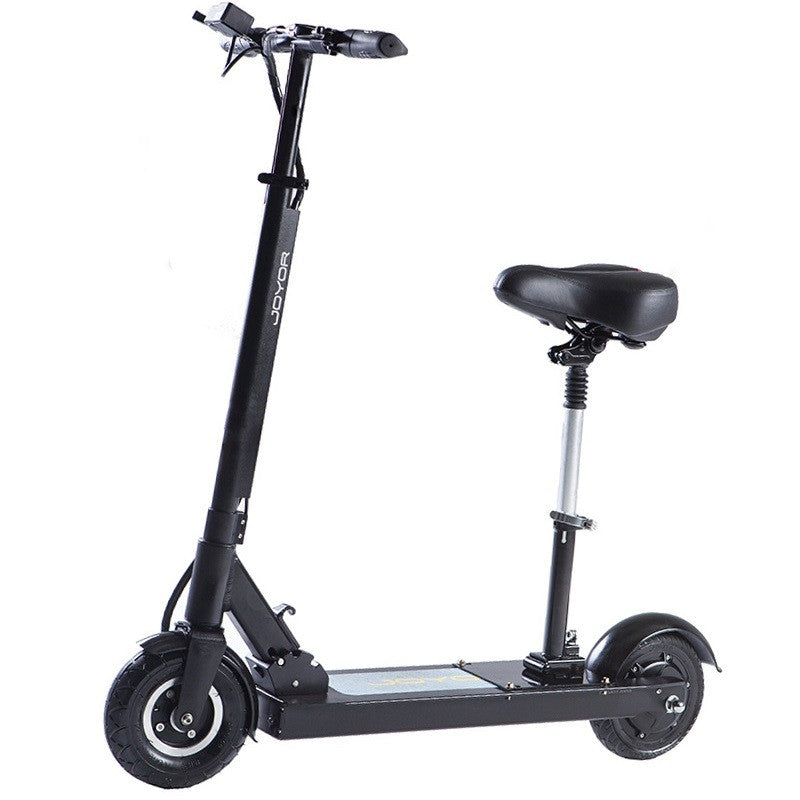 F3S 27.9 Miles Foldable Electric Scooter - Black , Top Speed 28mph-Joyor Scooters-Joyor Scooters-13000mAh 48v / 29 - 31 Miles Range-1-Year Standard Protection Plan-UPS or Fedex 4-7 Days / No Tax-Joyor Scooters