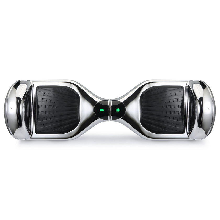 Joyor EK-6X 6.5 Inch Premium Hoverboard - Chome, Top Speed 9.2mph-Joyor Scooters-Joyor Scooters-4.4Ah/36V/158.4Wh - 12.9 Miles - 500W - 9.2 MPH- Official Site Only 5-Year Extended Warranty Service- Free Shipping/UPS® Ground/2-5 Business Days/No Tax<br/>- Local Franchise Stores Easy Repair & Warranty Service<br/>- Free Software and Hardware Upgrades-Joyor Scooters