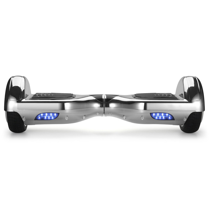 Joyor EK-6X 6.5 Inch Premium Hoverboard - Chome, Top Speed 9.2mph-Joyor Scooters-Joyor Scooters-4.4Ah/36V/158.4Wh - 12.9 Miles - 500W - 9.2 MPH- Official Site Only 5-Year Extended Warranty Service- Free Shipping/UPS® Ground/2-5 Business Days/No Tax<br/>- Local Franchise Stores Easy Repair & Warranty Service<br/>- Free Software and Hardware Upgrades-Joyor Scooters