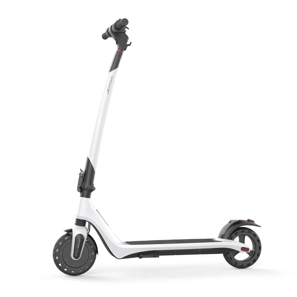 MX-A3 Eco 21.7 Miles 36V 8Ah 288Wh 350W Single-Wheel Drive Extended-Range Electric Scooter - White-Joyor Scooters-All-New 2024-White- 8Ah/36V/288Wh Battery- 21.7+ Miles Travel Distance- 350W Single-Motor Drive- 15.5 mph Max Speed- Free Gifts and Attachments- High Configuration Parts- Free Shipping/UPS® Ground/2-5 Business Days/No Tax- Official Site Only 5-Year Extended Warranty Service- Local Franchise Stores Easy Repair & Warranty Service- Free Software and Hardware 