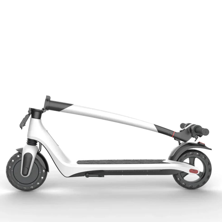 MX-A3 Eco 21.7 Miles 36V 8Ah 288Wh 350W Single-Wheel Drive Extended-Range Electric Scooter - White