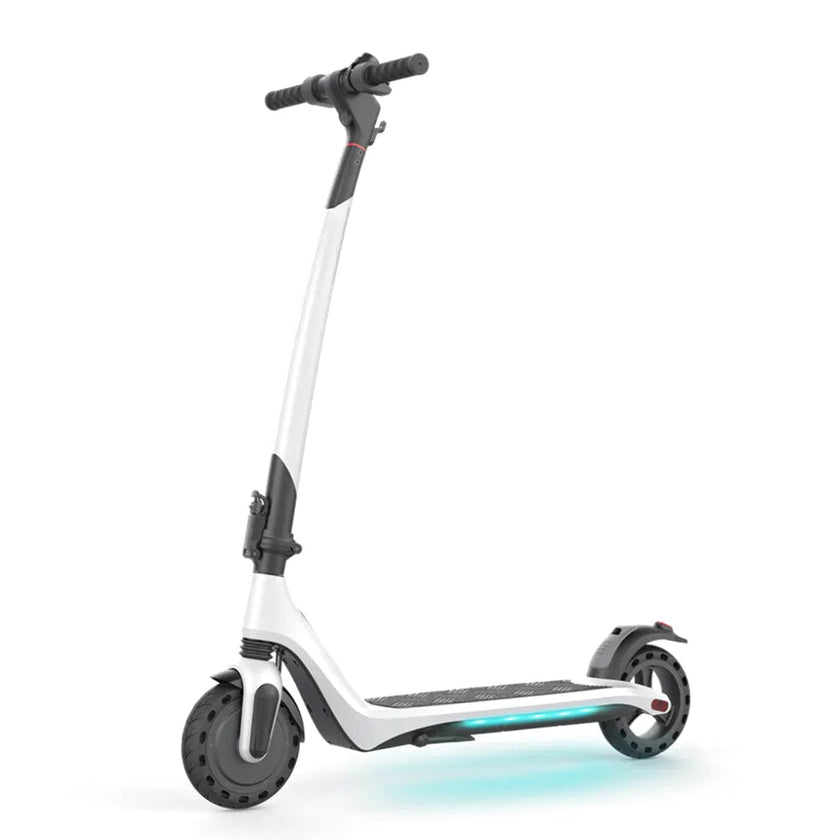 MX-A3 Eco 21.7 Miles 36V 8Ah 288Wh 350W Single-Wheel Drive Extended-Range Electric Scooter - White