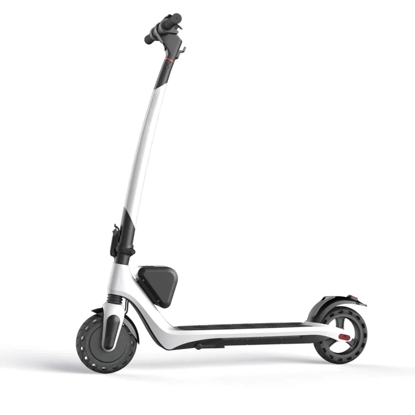 MX-A3 Plus 27.9 Miles 36V 8Ah 288Wh 350W Single-Wheel Drive Extended-Range Electric Scooter - White