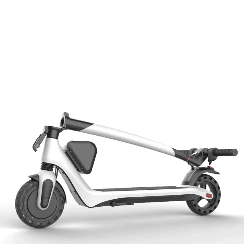 MX-A3 Plus 27.9 Miles 36V 8Ah 288Wh 350W Single-Wheel Drive Extended-Range Electric Scooter - White