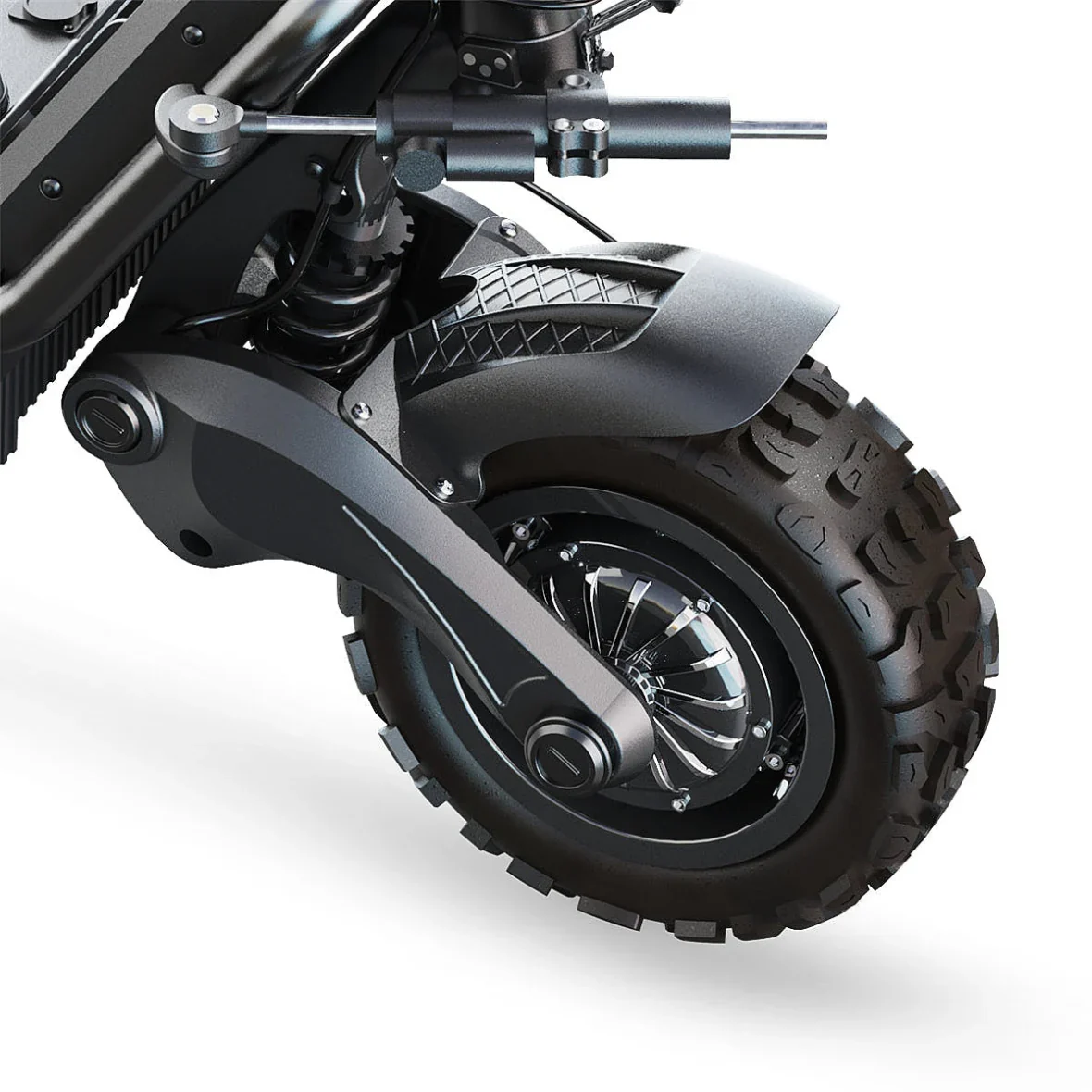 MX-E6M 54.9 Miles 3200W 60V Long-Range Electric Scooter - Black, Top Speed 49.9mph