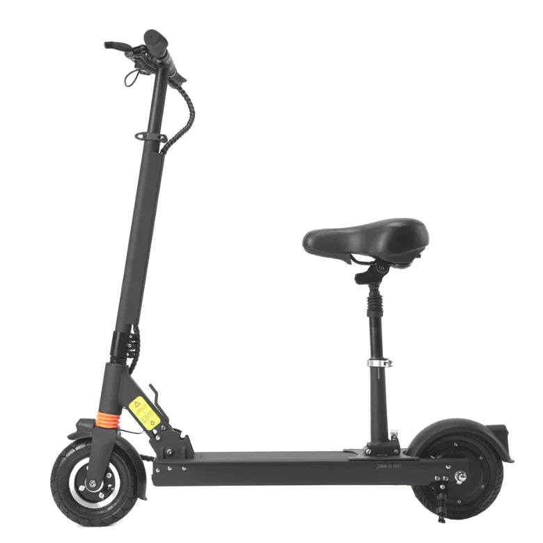 MX-F5S 36.9 Miles 36V 18Ah 648Wh 350W Single-Wheel Drive Extended-Range Electric Scooter - Black