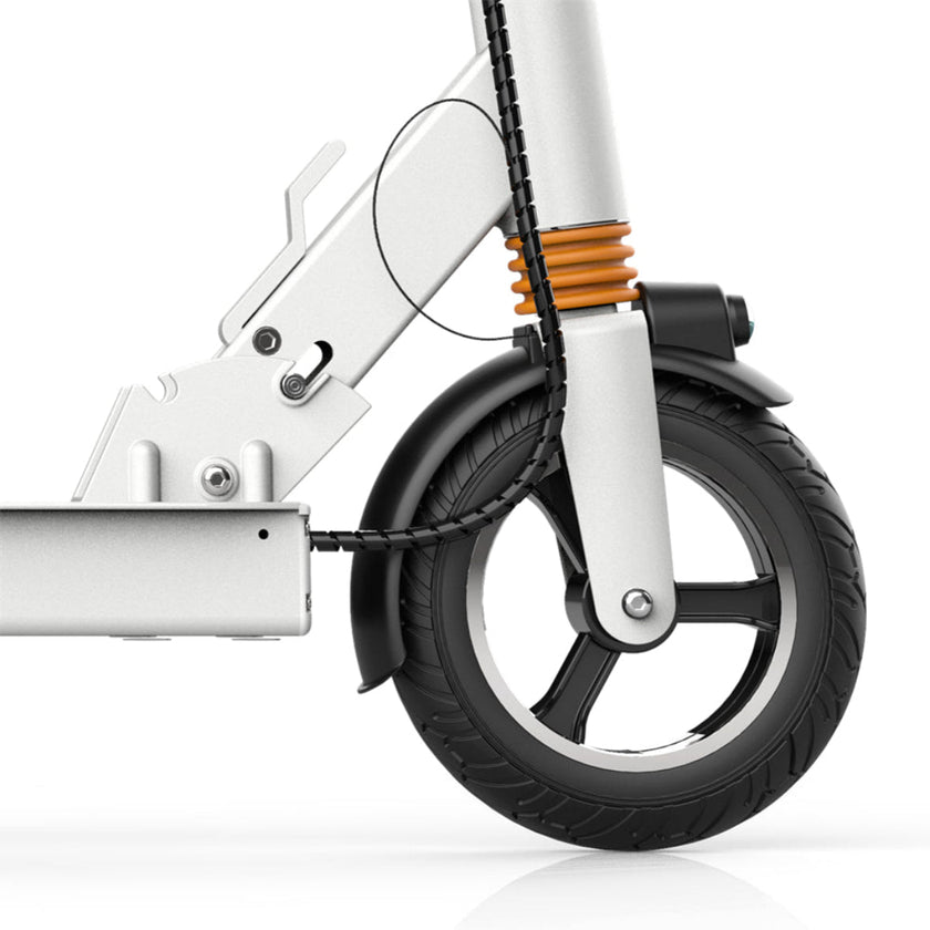 MX-F7M 47.8 Miles 48V Long-Range Electric Scooter - White, Top Speed 27.9mph