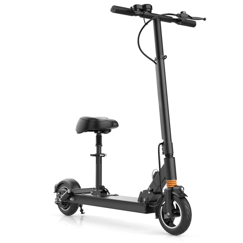 MX-F7S 47.8 Miles 48V 24Ah 1152Wh 500W Single-Wheel Drive Long-Range Electric Scooter - Black