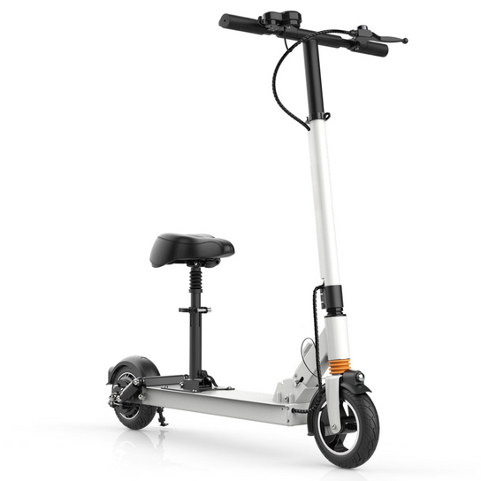 MX-F7S 47.8 Miles 48V Long-Range Electric Scooter - White, Top Speed 27.9mph