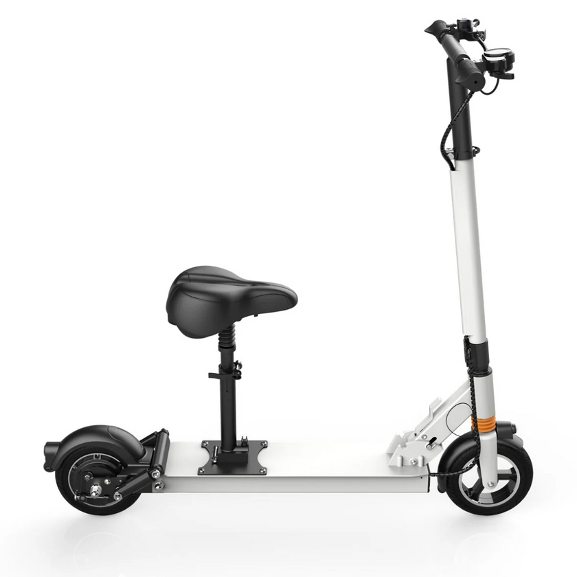 MX-F7S 47.8 Miles 500W 48V Long-Range Electric Scooter - White, Top Speed 27.9mph