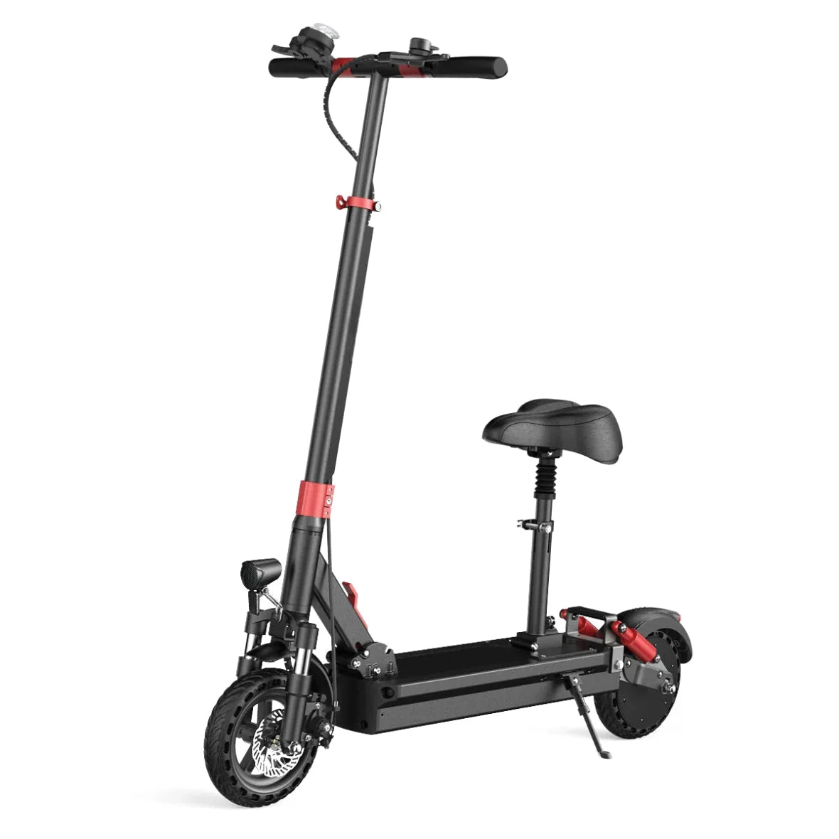 MX-G7S 47.8 Miles 48V 24Ah 1152Wh 500W Single-Wheel Drive Long-Range Electric Scooter - Black