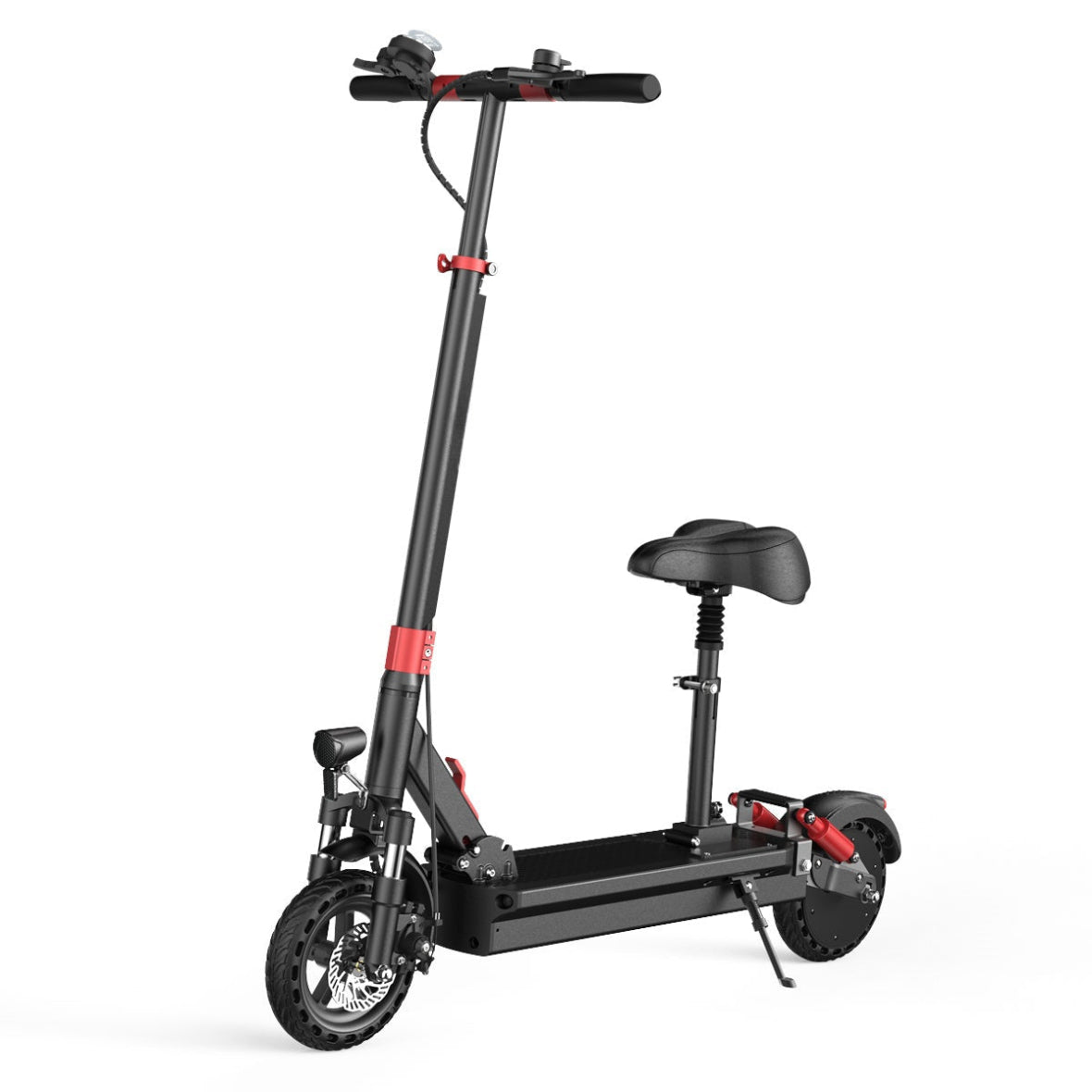 MX-G7S 47.8 Miles 48V Long-Range Electric Scooter - Black, Top Speed 27.9mph