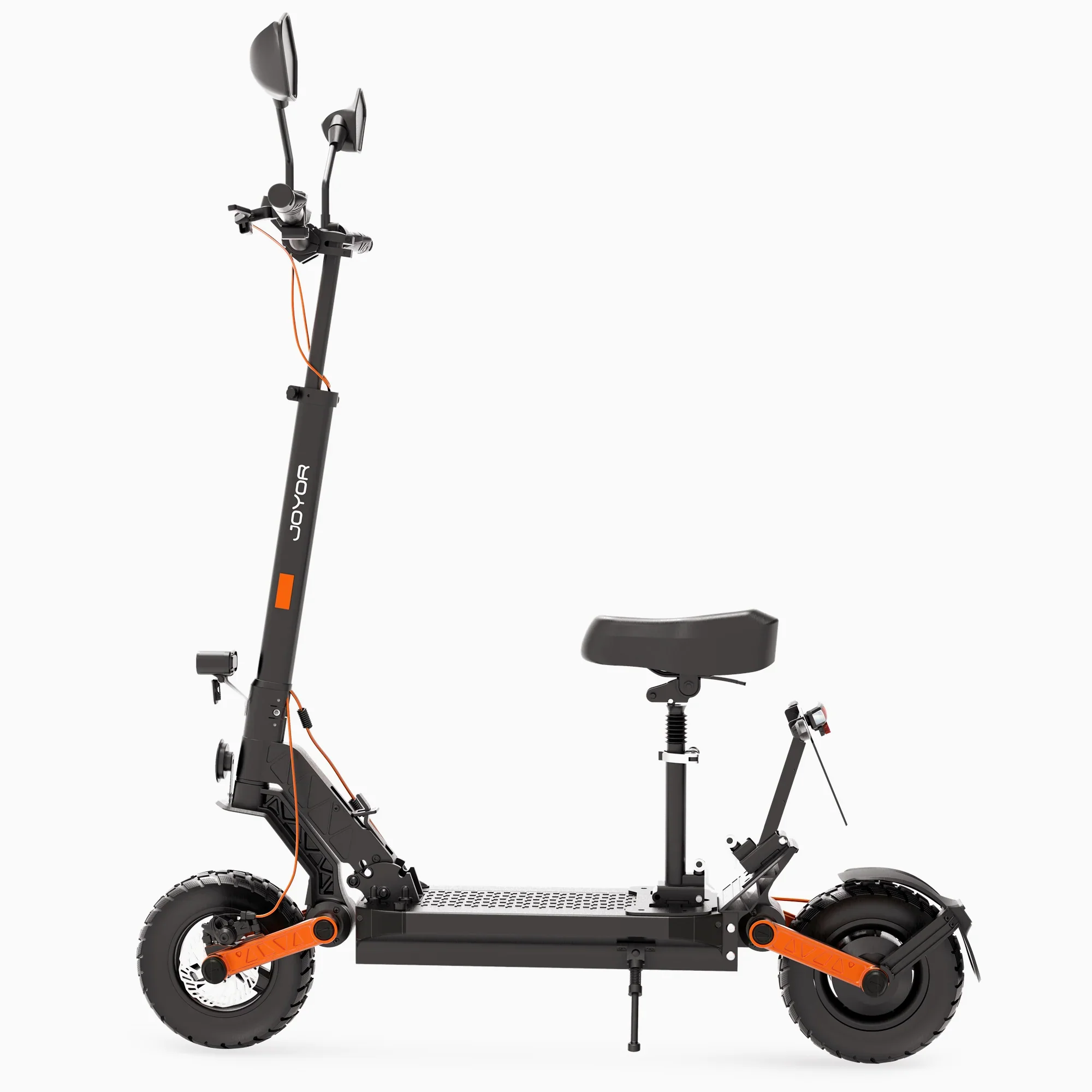 MX-S8S 49.9 Miles 48V 26Ah 1248Wh 1600W Dual-Wheel Drive Long-Range Electric Scooter - Black