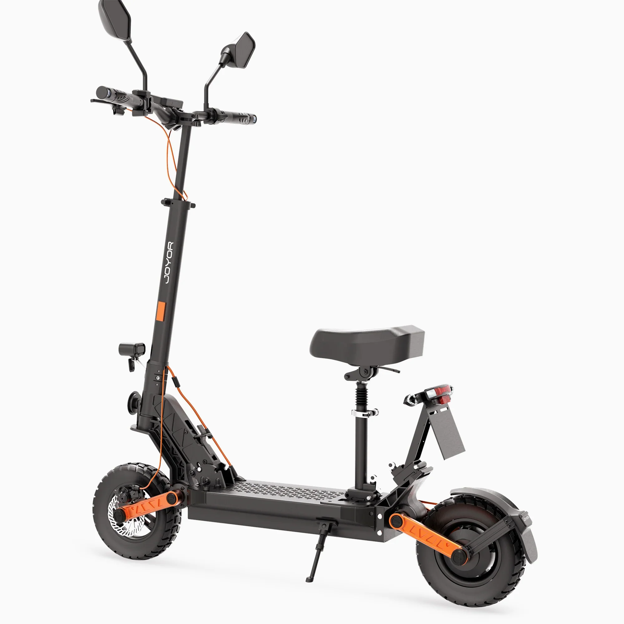 MX-S8S 49.9 Miles 48V 26Ah 1248Wh 1600W Dual-Wheel Drive Long-Range Electric Scooter - Black