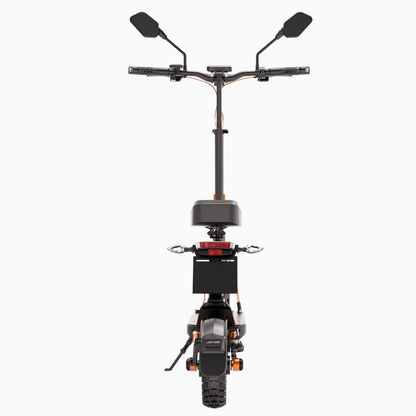 MX-S8S 49.9 Miles 48V 26Ah 1248Wh 1600W Dual-Wheel Drive Long-Range Electric Scooter - Black