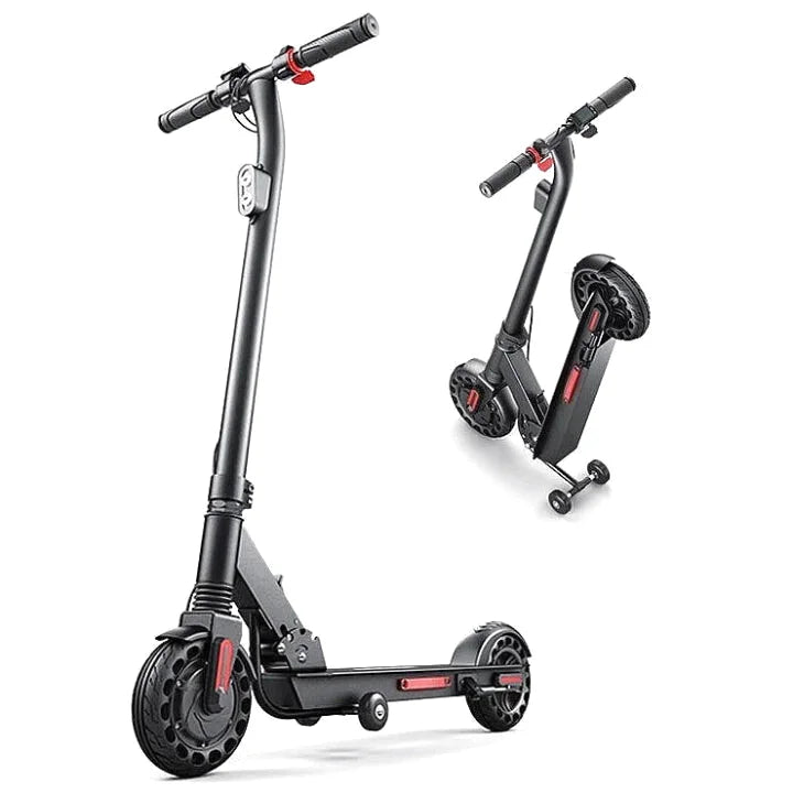 MX-Z4M 36.9 Miles 36V 18Ah 648Wh 350W Single-Wheel Drive Extended-Range Electric Scooter - Black