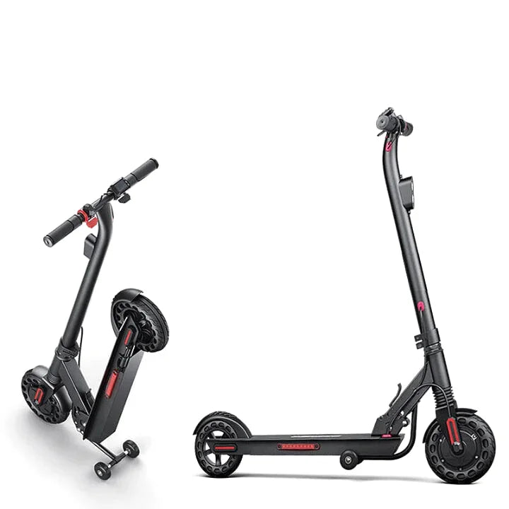 MX-Z4M 36.9 Miles 36V 18Ah 648Wh 350W Single-Wheel Drive Extended-Range Electric Scooter - Black