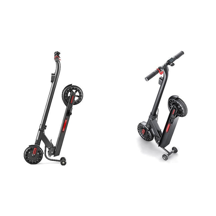 MX-Z4M 36.9 Miles Electric Scooter with Auxiliary Towing Wheels, Top Speed 21.7mph