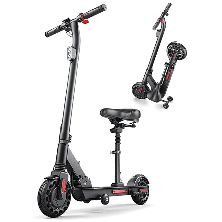 MX-Z4S 36.9 Miles 36V 18Ah 648Wh 350W Single-Wheel Drive Extended-Range Electric Scooter - Black