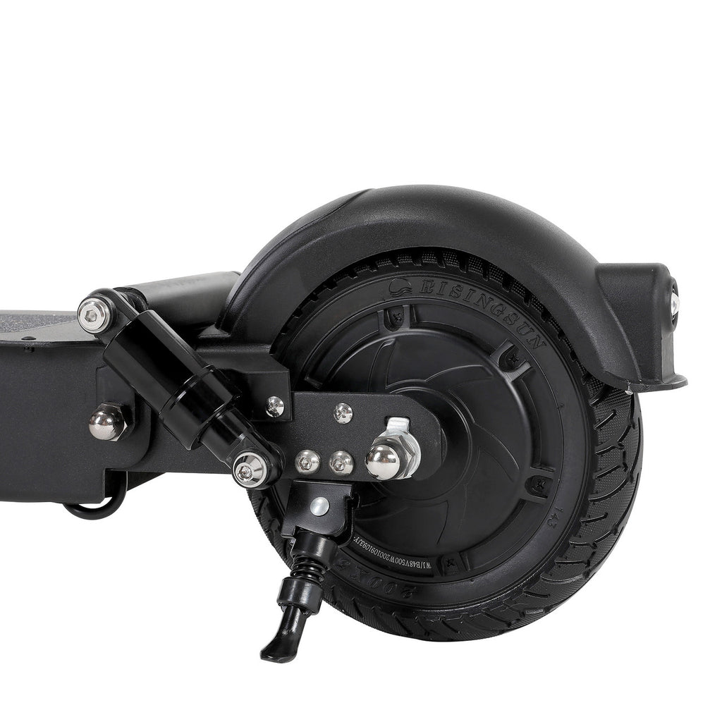 F8 Front-Rear solid tire 57 Miles Long-Range Electric Scooter - Black